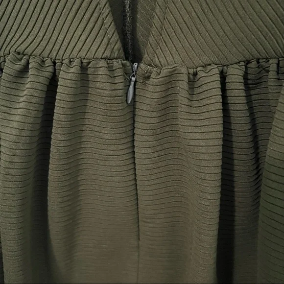 Altar’d State Green Mini Dress with Cream Lace Hem Size Small - Picture 2 of 8